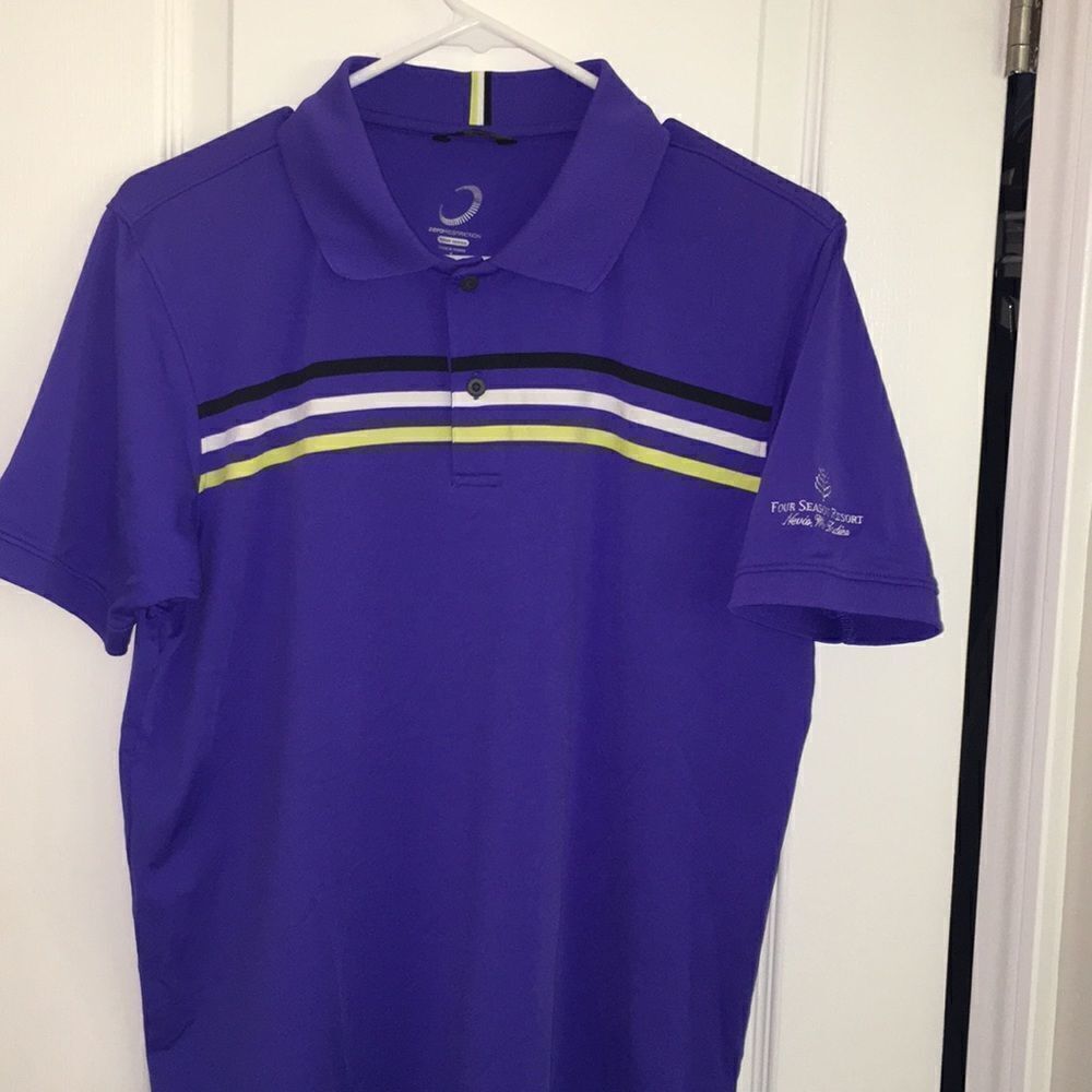 ZR $145 Four Seasons Nevis West Indies Golf Shirt
